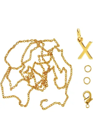 me&my BOX Letter X Gp With O-Ring, Chain And Clasp Gold