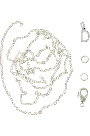 me&my BOX Letter D Sp With O-Ring, Chain And Clasp Silver