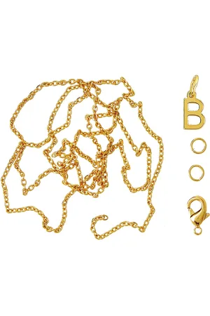 me&my BOX Letter B Gp With O-Ring Chain And Clasp Gold