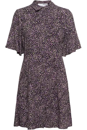 SELECTED Slfjalina 2/4 Short Shirt Dress M Patterned