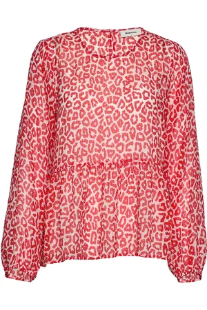 Modstrom Lana Print Top Red