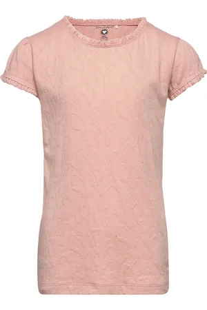 EN FANT T-Shirt Ss Jacquard Pink