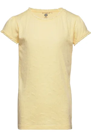 EN FANT T-Shirt Ss Jacquard Yellow