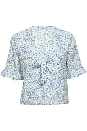 Envii Engoldst Ss Top Aop 6696 Blue