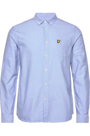 Lyle & Scott Regular Fit Light Weight Oxford Shirt Blue