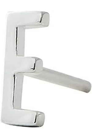 Design Letters Earring Studs Archetypes, Silver, A-Z Silver