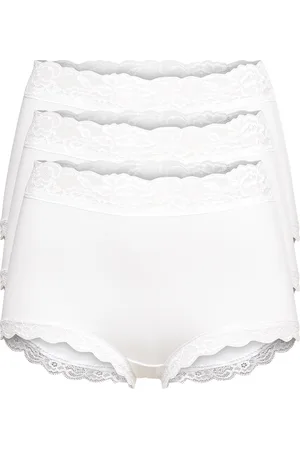 Lindex Brief 3 Pack Emelie Lace High White