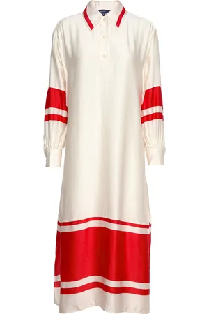 GANT D2. Stripe Detail Dress White