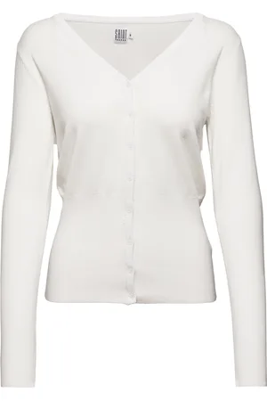 Saint Tropez A2708, Milasz High Rib Cardigan White