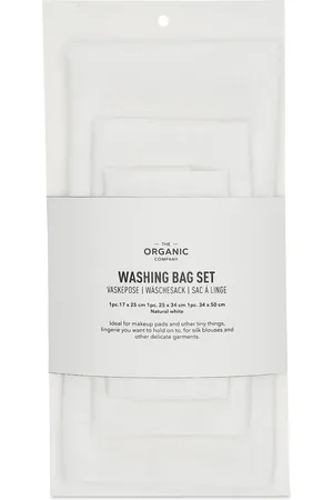 The Organic Company Washing Bag Set White