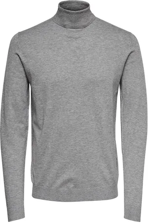 Only & Sons Onswyler Life Roll Neck Knit Grey