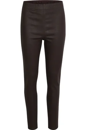 Cream Crtabea Woven Legging Brown
