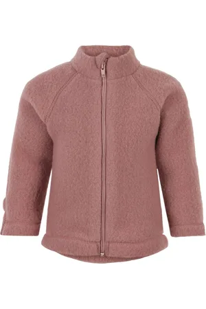 Mikk-Line Wool Baby Jacket Pink