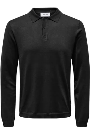 Only & Sons Onswyler Life Ls Polo Knit Black