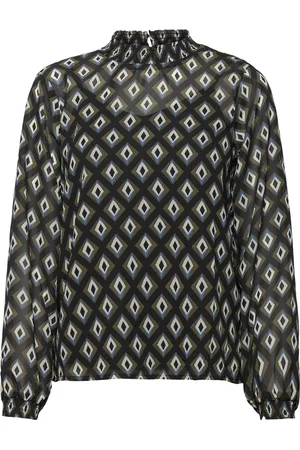 ONLY Onlstar L/S Smock Top Ptm Patterned