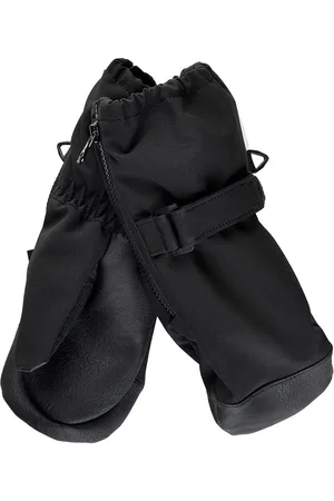 Mikk-Line Softshell Mitten W Zip Black