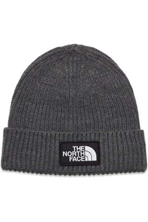 The North Face Kids Tnf Box Logo Cuffed Beanie Grey