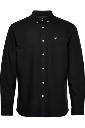 Lyle & Scott Regular Fit Light Weight Oxford Shirt Black