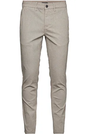 Lindbergh Structure Superflex Chinos Grey