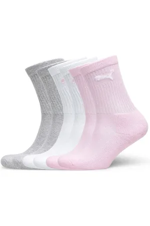 PUMA Junior Crew Sock 6P Ecom Pink