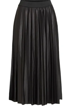VILA Vinitban Midi Skirt - Noos Black