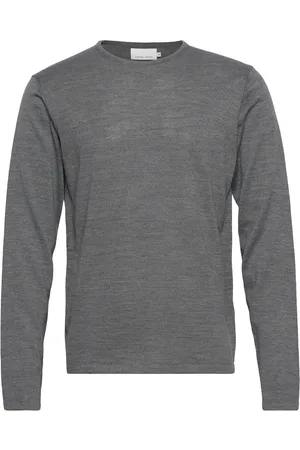 Casual Friday Cfkent Merino Crew Neck Knit Grey