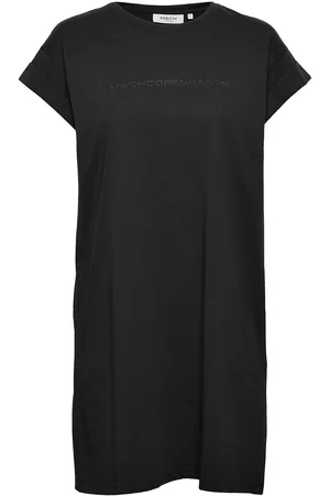 MSCH Alvidera Organic Logo Dress Black