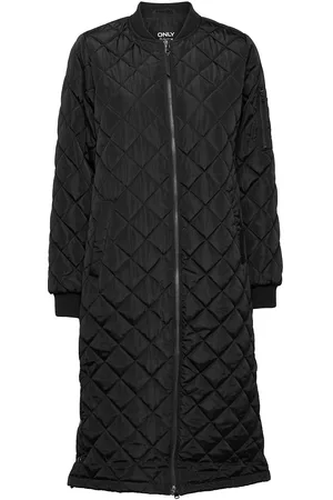 ONLY Onljessica Quilted Coat X-Long Otw Black