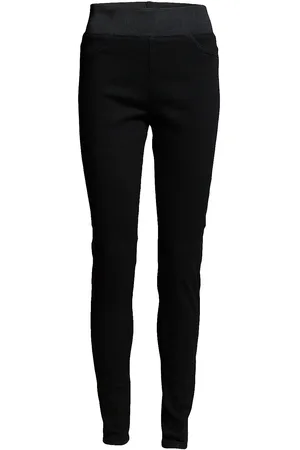 Freequent Pants From Freequent In A Soft Denim. The Pants Have A Simple Silhouette With An Black