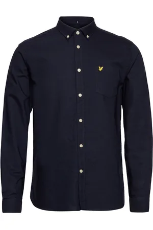 Lyle & Scott Regular Fit Light Weight Oxford Shirt Blue