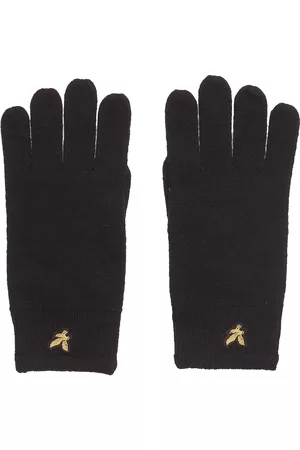 Lyle & Scott Mænd Handsker - Racked Rib Gloves Black