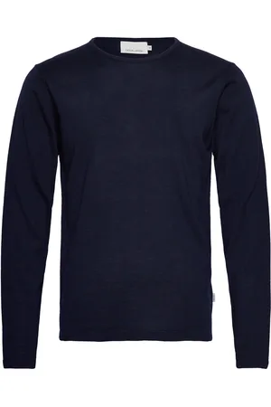Casual Friday Cfkent Merino Crew Neck Knit Blue