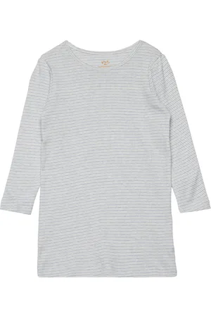 Copenhagen Colors Striped Ls. Nightgown Blue