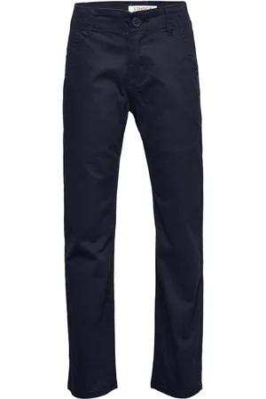 Lindex Trousers Staffan Chinos Blue