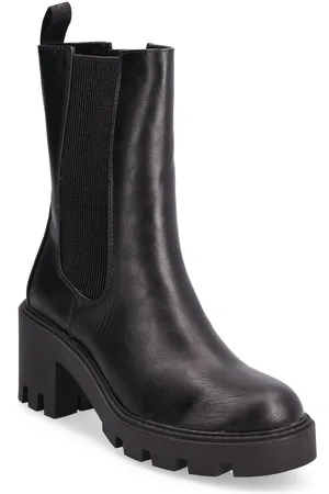 Bianco Biagisella High Chelsea Boot Carnation Black