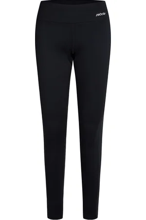 ZEBDIA Womens Running Tights Black