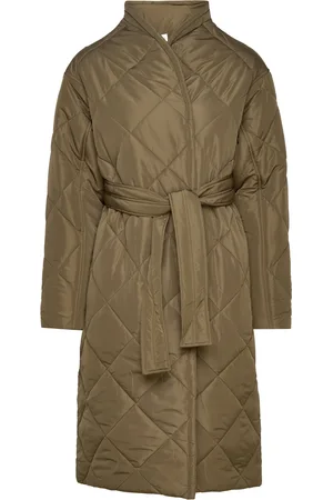 Norr Alma Quilted Jacket Khaki