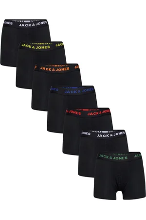 JACK & JONES Jacbasic Trunks 7 Pack Noos Jnr Jack & J S Black