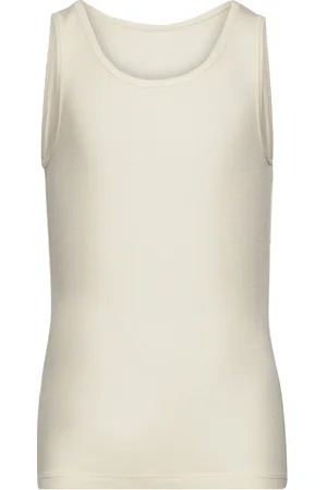 Lindex Camisole Merino Schoolkids White
