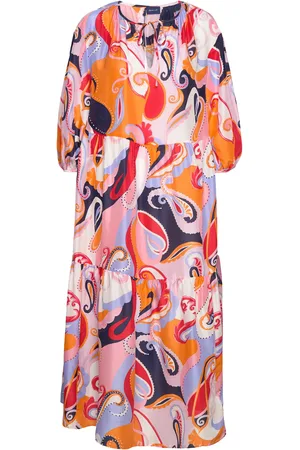 GANT D1. Paisley Silk Dress Patterned