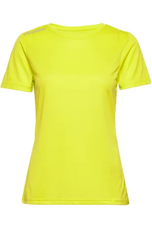 Newline Women Core Functional T-Shirt S/S Yellow
