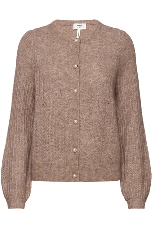 Object Objophelia L/S Knit Cardigan Rep Beige