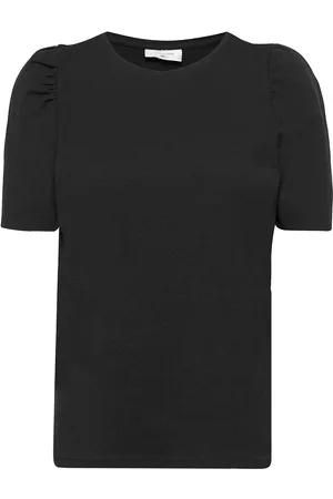 Freequent T-Shirt From Freequent In A Soft Material. The T-Shirt Has A Simple Silhouette W Black