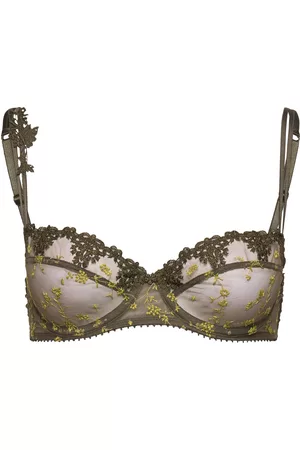 Passionata Kvinder Balconette BH - White Nights Half-Cup Balcony Bra Green