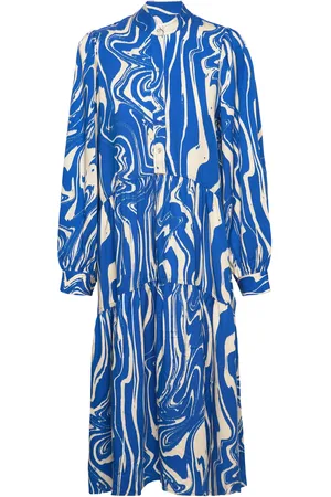 Norr Kemia Dress Blue