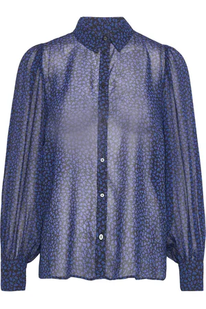 Modstrom Baomd Print Shirt Blue