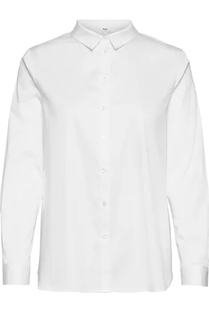 Object Objroxa L/S Loose Shirt Noos White