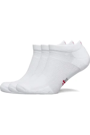DANISH ENDURANCE Long Distance Running Low-Cut Socks 3-Pack White