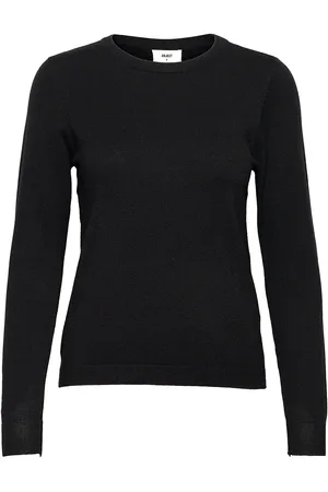 Object Objthess L/S O-Neck Knit Pullover Noos Black