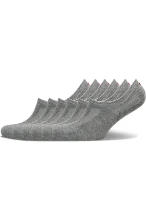 DANISH ENDURANCE No-Show Bamboo Socks 6-Pack Grey
